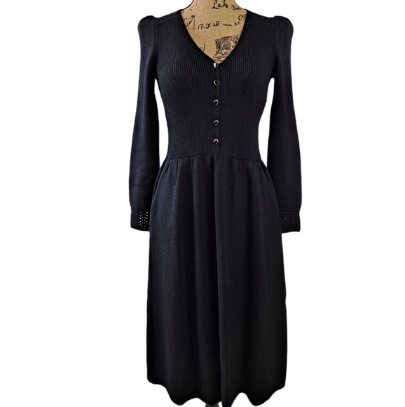 St. John Dresses & Skirts - St. John for I. Magnin Black Knit Dress Vintage
